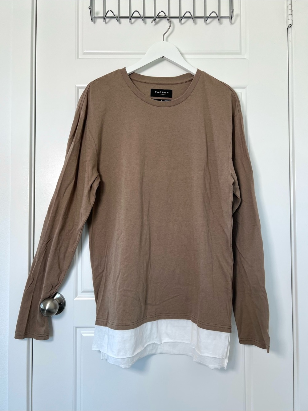 PacSun // NWOT Men's Layered Longer Fit Street Casual Long Sleeve T-Shirt